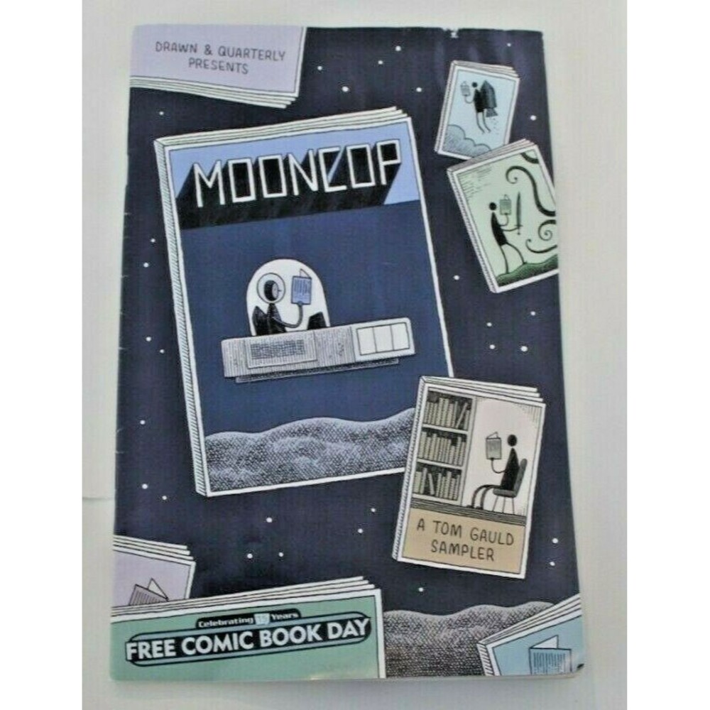 Mooncop A Tom Gauld Sampler #1 Drawn And Quarterly 2016 Free Comic Book Day